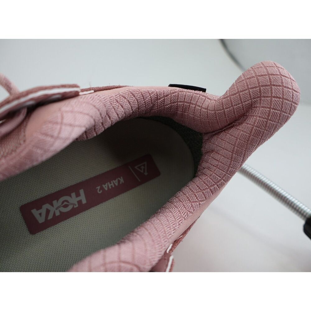 Hoka One One Kaha 2 Low GTX Hiking Shoes Unisex Pink Blush Size Women 13 Leather - Picture 3 of 14